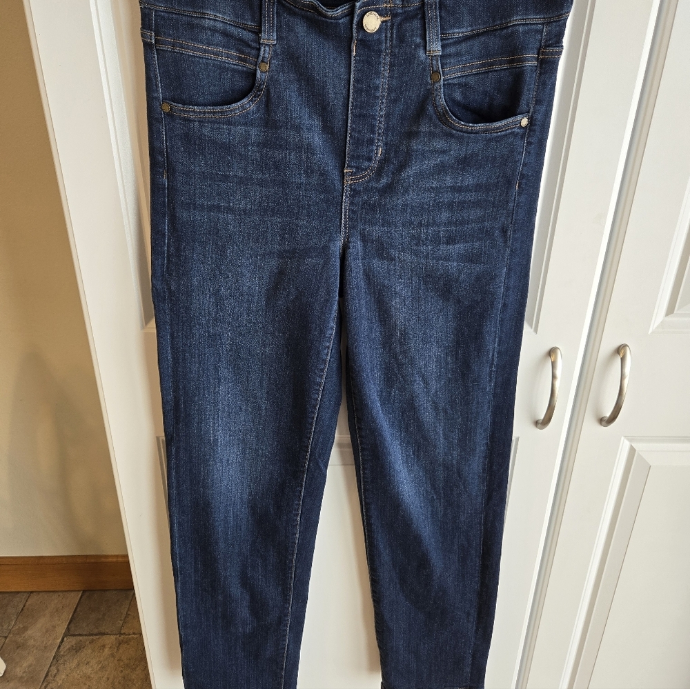 Liverpool Dark Blue Straight Leg Jeans - Picture 5 of 6